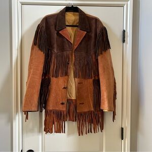 Suede Fringe Jacket